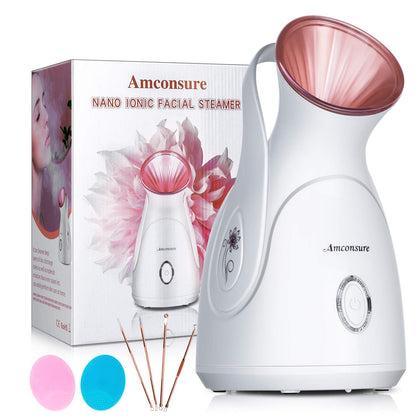 Amconsure Facial Steamer front view with water tank