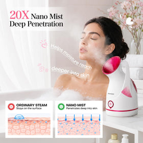 Amconsure Facial Steamer with blackhead extractor kit