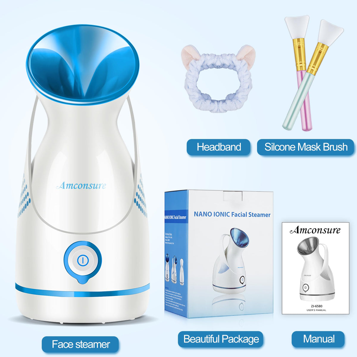 Amconsure Facial Steamer with steam mist