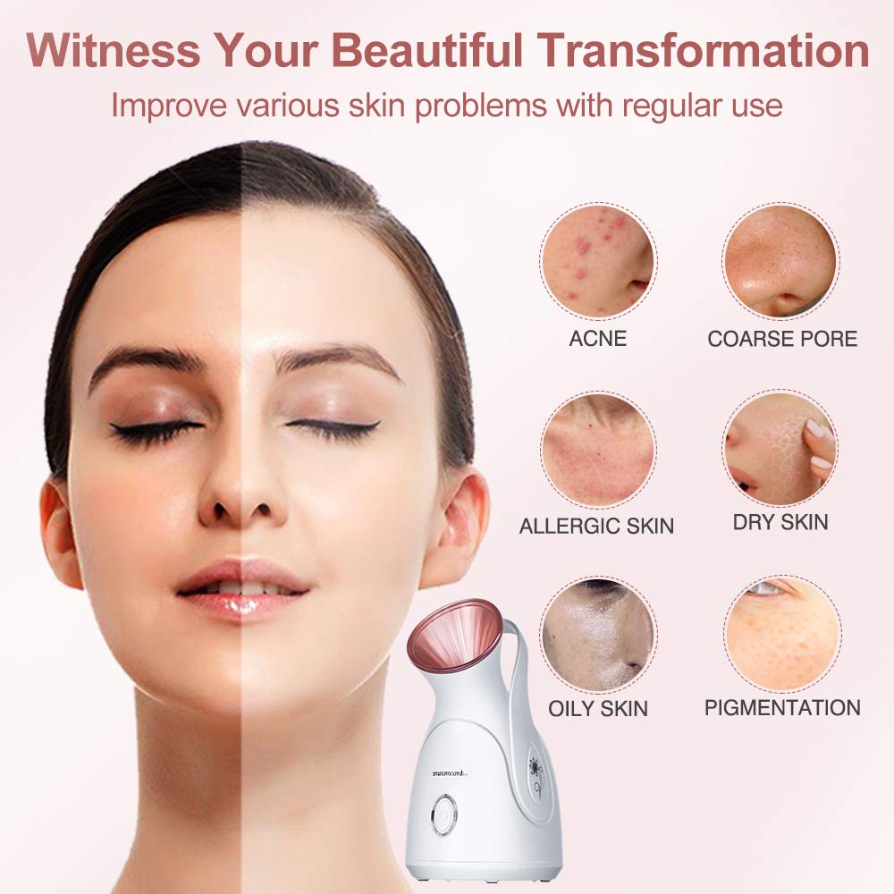 Amconsure Facial Steamer with steam output demonstration