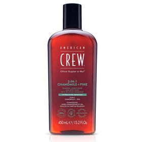 AMERICAN CREW 3-in-1 Shampoo & Body Wash Chamomile & Pine front view