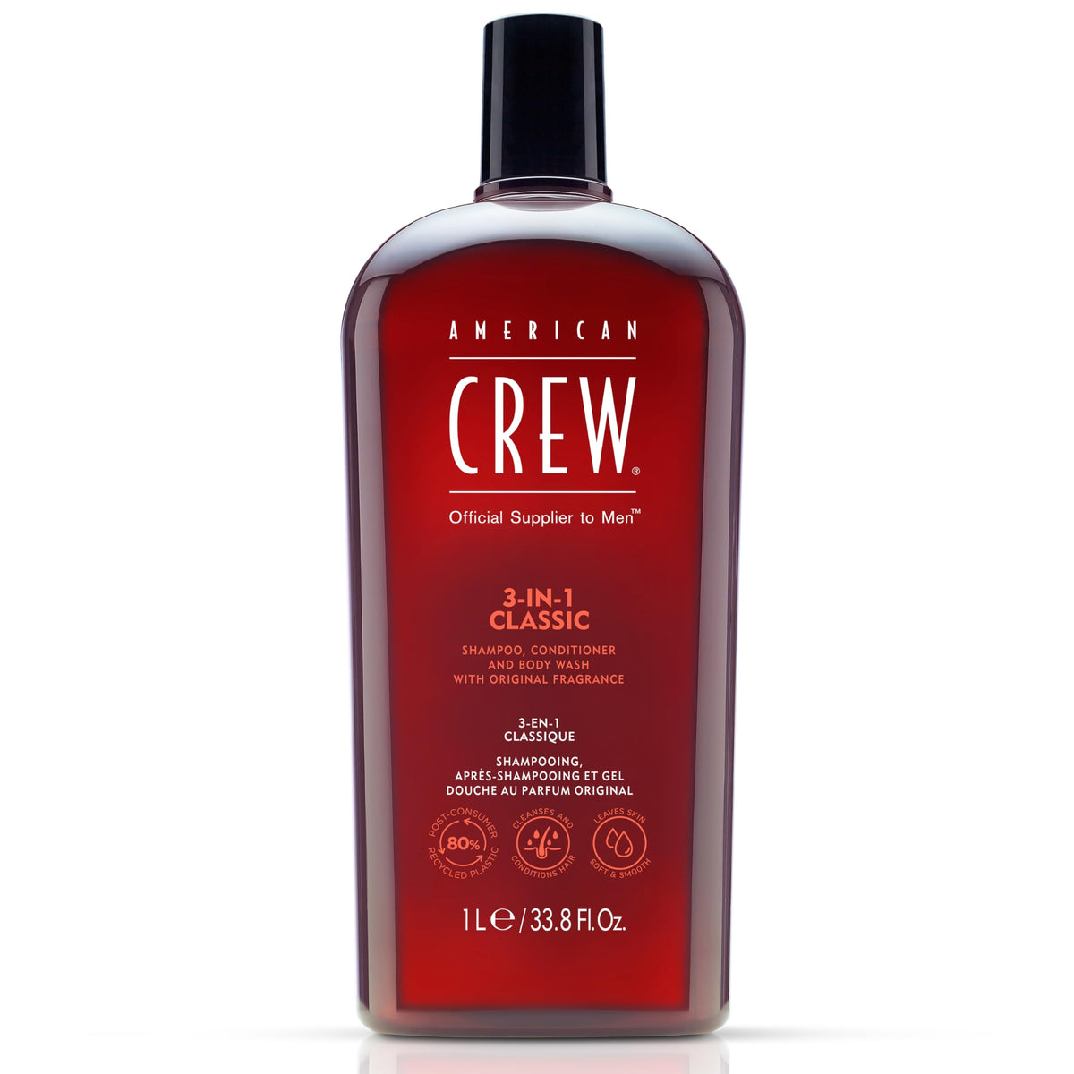 AMERICAN CREW 3-in-1 Shampoo & Body Wash Classic front view