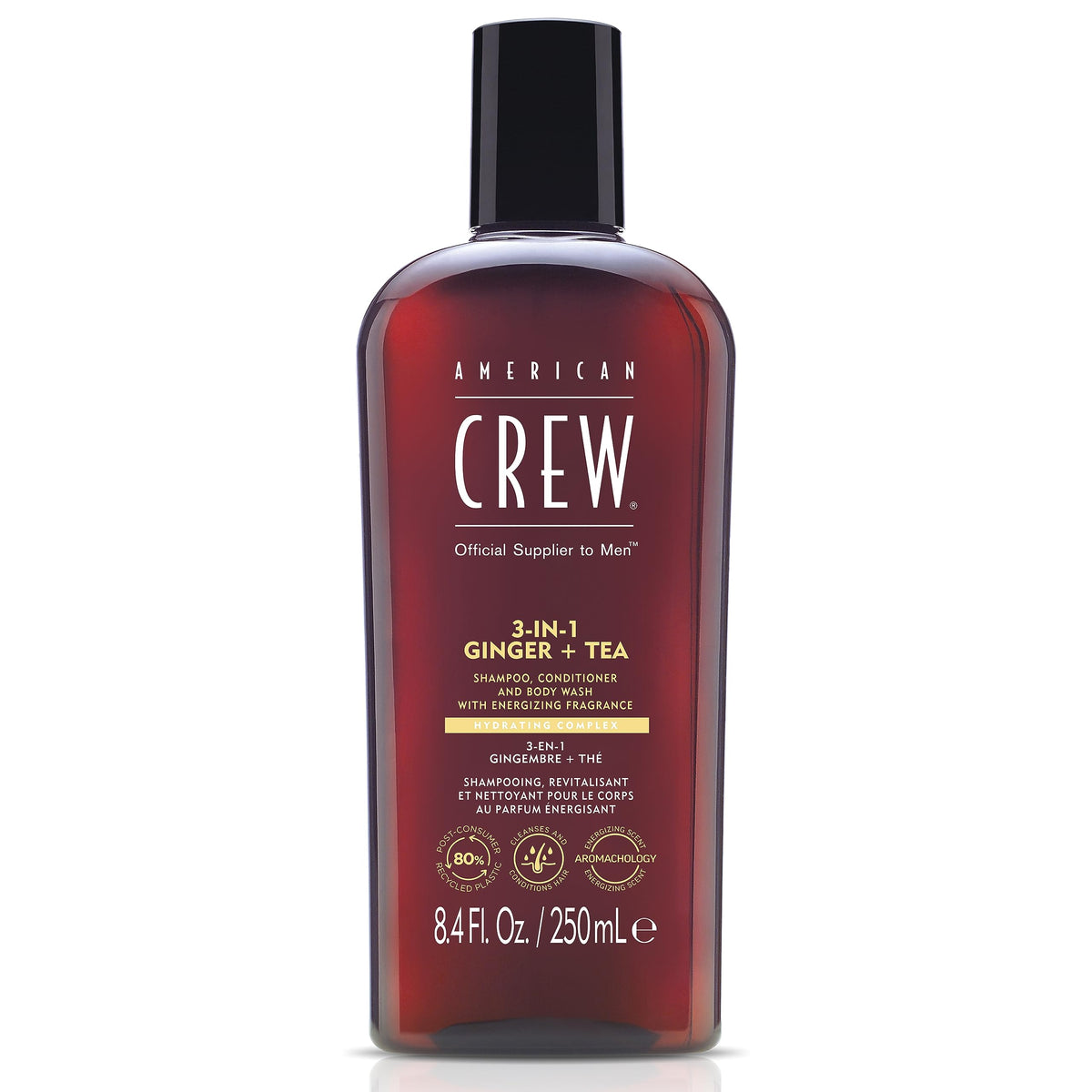 AMERICAN CREW 3-in-1 Shampoo & Body Wash front view, 8.4 oz