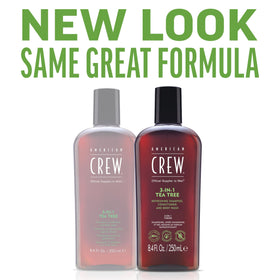 AMERICAN CREW 3-in-1 Tea Tree Shampoo and Body Wash back view