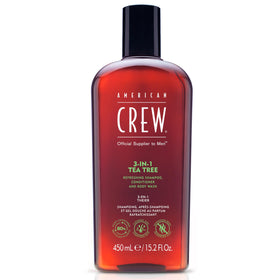AMERICAN CREW 3-in-1 Tea Tree Shampoo and Body Wash front view