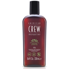 AMERICAN CREW 3-in-1 Tea Tree Shampoo, Conditioner & Body Wash front view