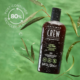AMERICAN CREW 3-in-1 Tea Tree Shampoo, Conditioner & Body Wash with pump