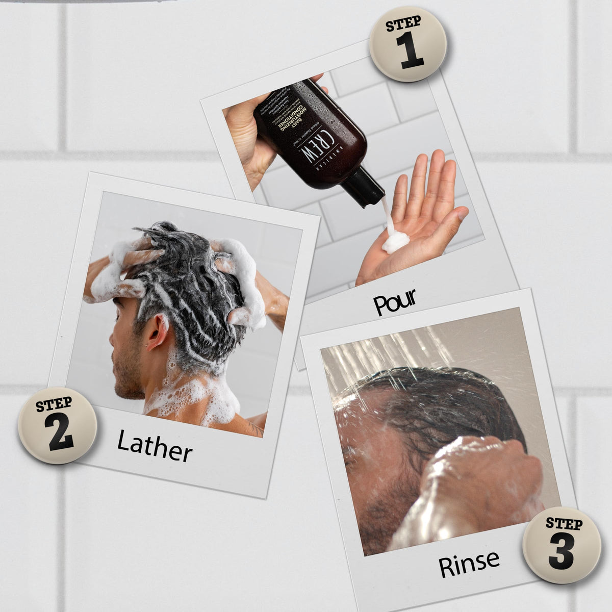 AMERICAN CREW Daily Moisturizing Conditioner in lifestyle setting