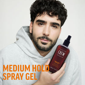 AMERICAN CREW Medium Hold Spray Gel bottle side view