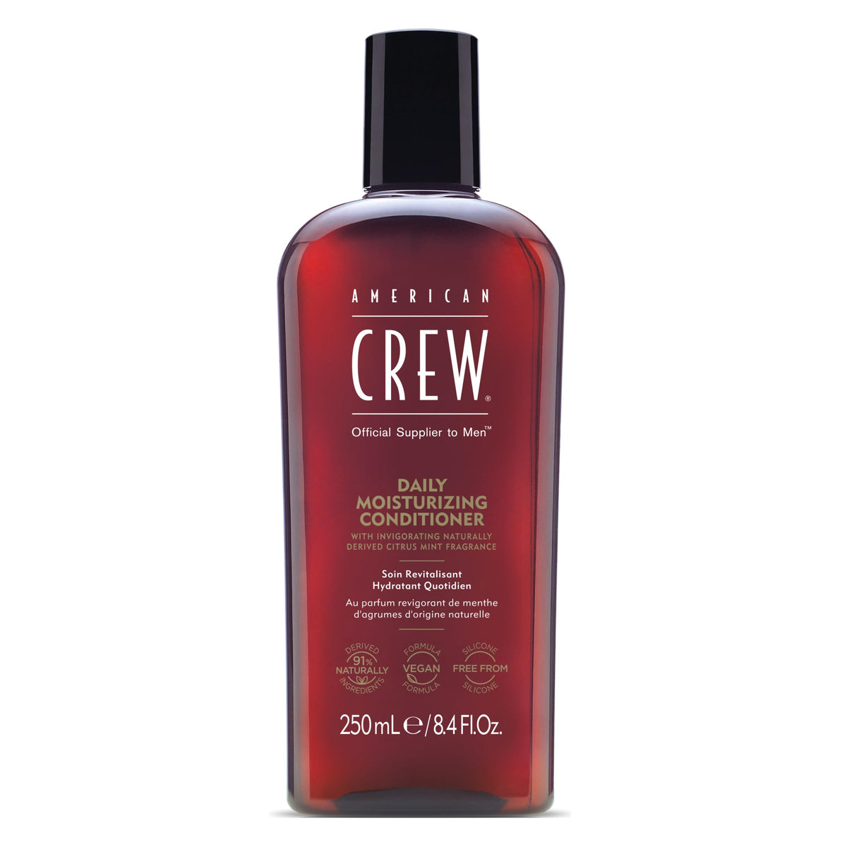 AMERICAN CREW Men's Daily Moisturizing Conditioner front view with Citrus Mint fragrance