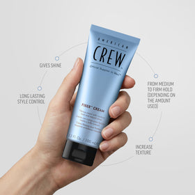 AMERICAN CREW Men's Fiber Cream texture close-up