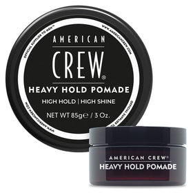 AMERICAN CREW Men's Hair Pomade Heavy Hold 3 oz front view
