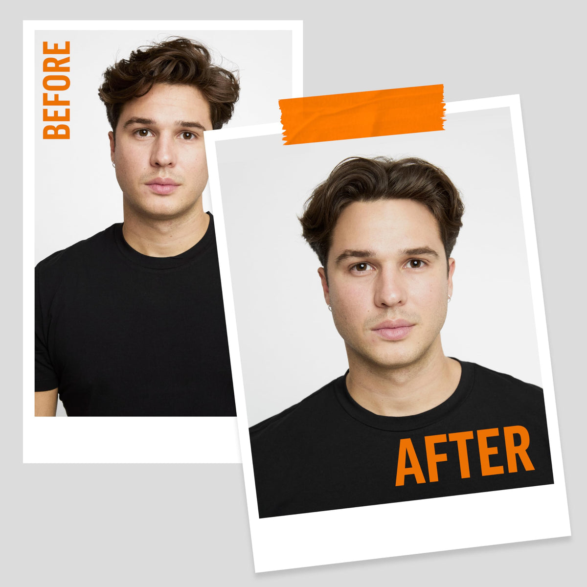 AMERICAN CREW Men's Styling Gel application on towel-dried hair