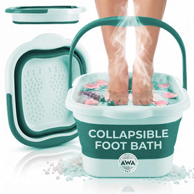 American Wellness Authority collapsible foot soaking tub front view