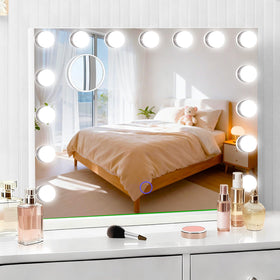 Amifiy Hollywood Vanity Mirror front view with LED lights