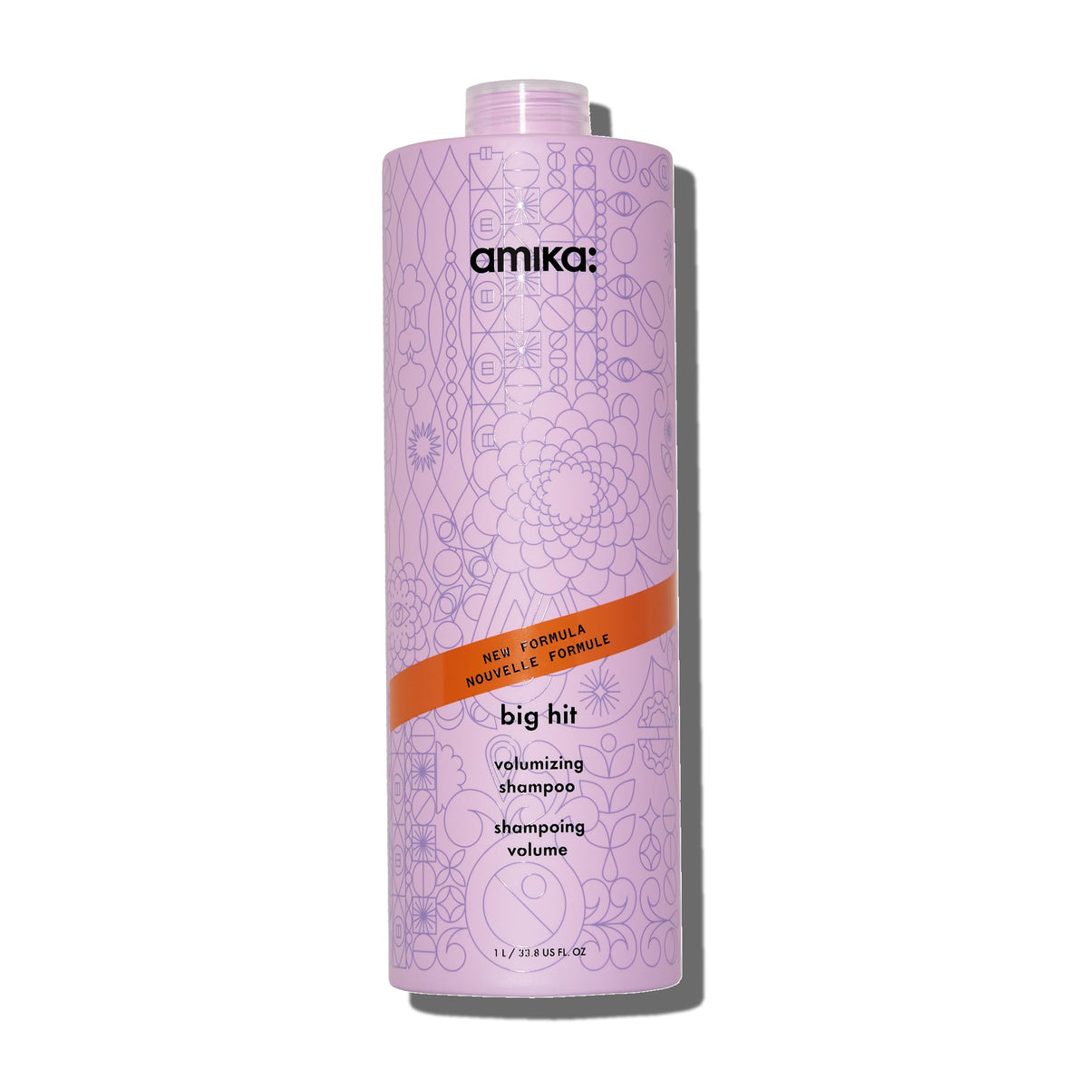Amika Big Hit Volumizing Shampoo 1000ml front view