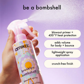 Amika Brooklyn Bombshell Blowout Spray 200ml back view