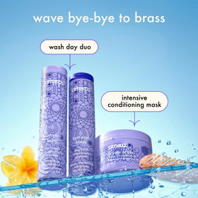 Amika Bust Your Brass Shampoo 1000ml with ingredients