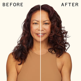 Amika Curl Corps Defining Cream application on hair