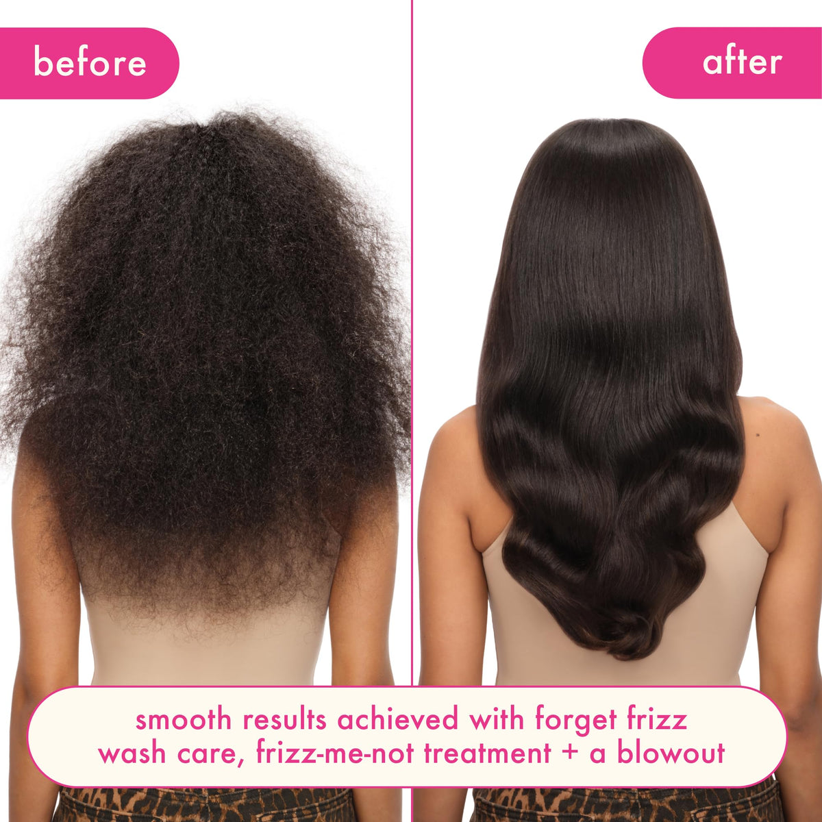 Amika Forget Frizz Anti-Frizz Shampoo 1000ml in bathroom setting