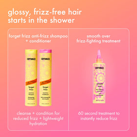 Amika Forget Frizz Anti-Frizz Shampoo 275ml texture close-up