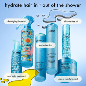 Amika Hydro Rush Conditioner on a shelf
