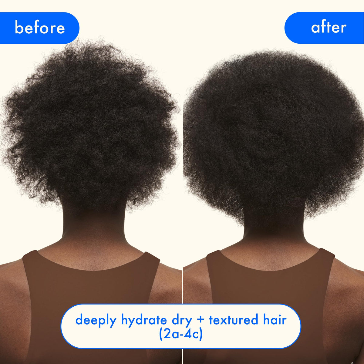 Amika Hydro Rush Intense Moisture Conditioner 1000ml with hair after use