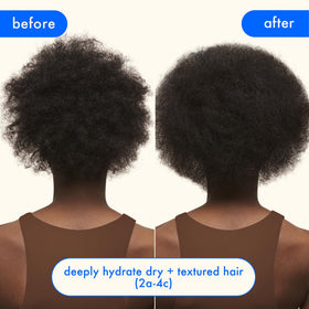 Amika Hydro Rush Intense Moisture Conditioner 1000ml with hair after use