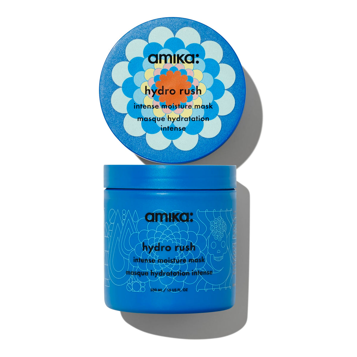 Amika Hydro Rush Intense Moisture Mask 500ml front view