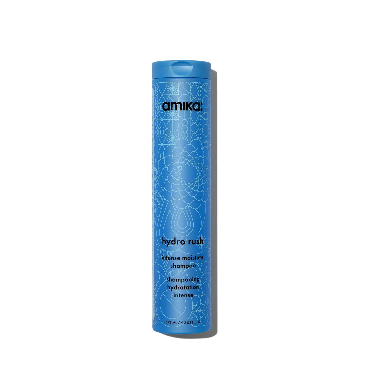 Amika Hydro Rush Intense Moisture Shampoo 275ml front view