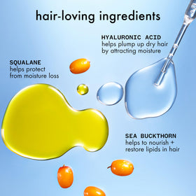 Amika Hydro Rush Intense Moisture Shampoo 275ml side view