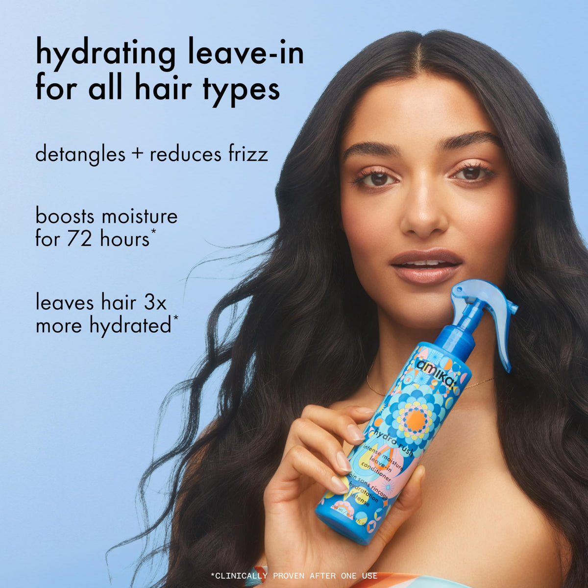 Amika Hydro Rush Leave-In Conditioner 60ml back view