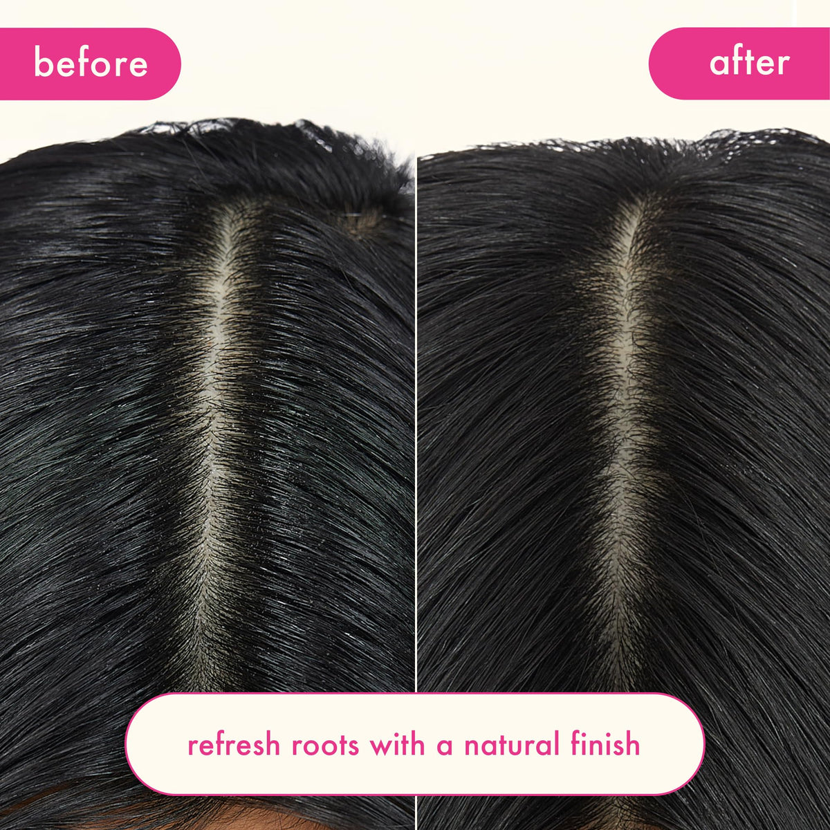 Amika Perk Up Plus Dry Shampoo spray application