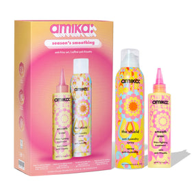 Amika Season's Smoothing Anti-Frizz Set packaging front view