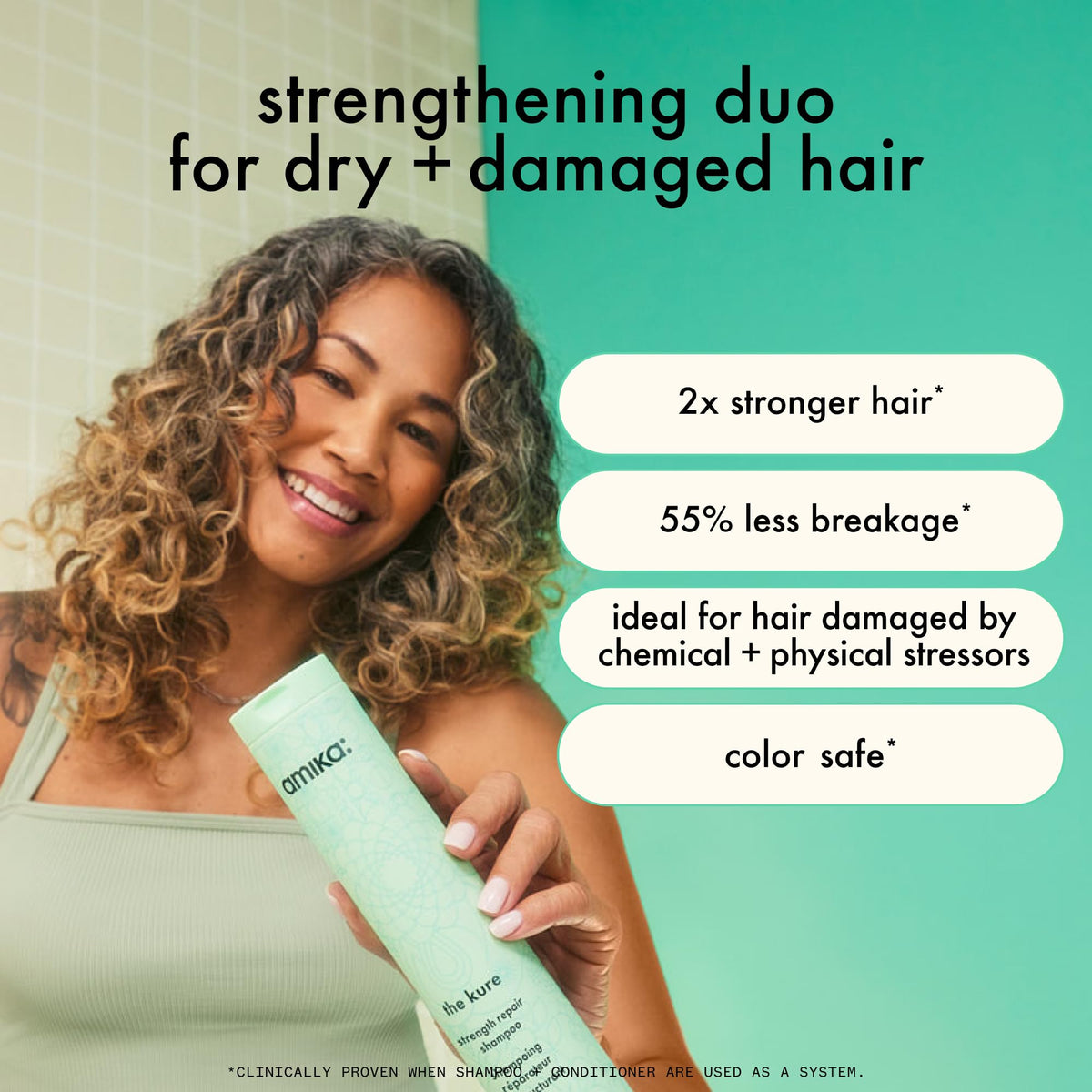 Amika The Kure conditioner bottle with cap