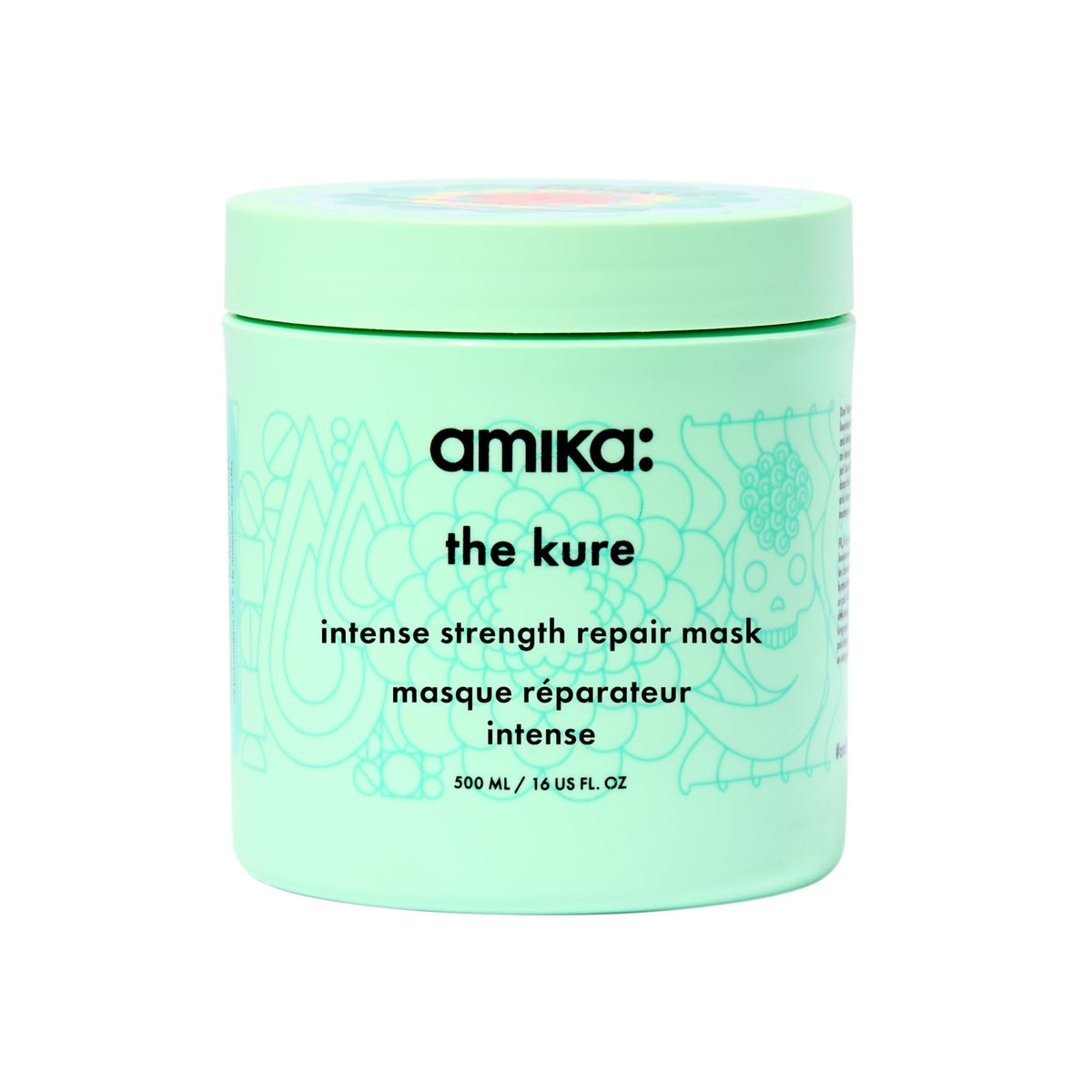 Amika The Kure Intense Strength Repair Mask 500ml front view