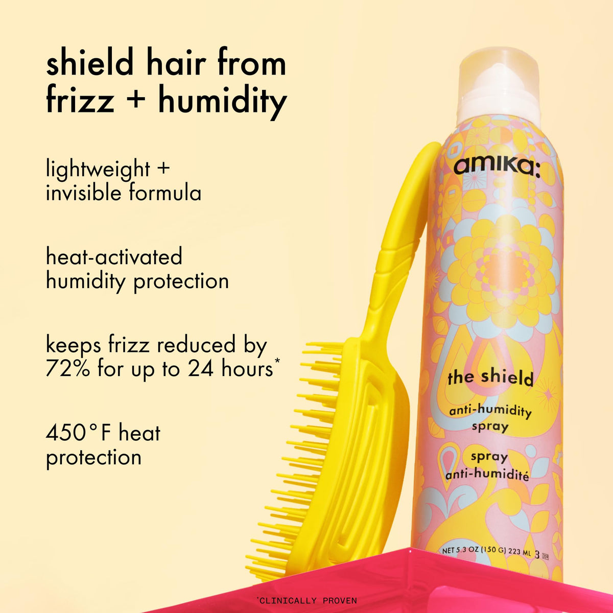 Amika The Shield Anti-Humidity Spray 200g back view