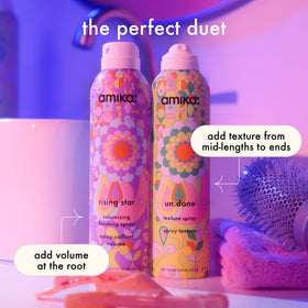 Amika un.done Volume and Matte Texture Spray 2.5oz in hand