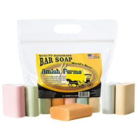 Amish Farms Natural Bar Soap Variety Pack with five bars