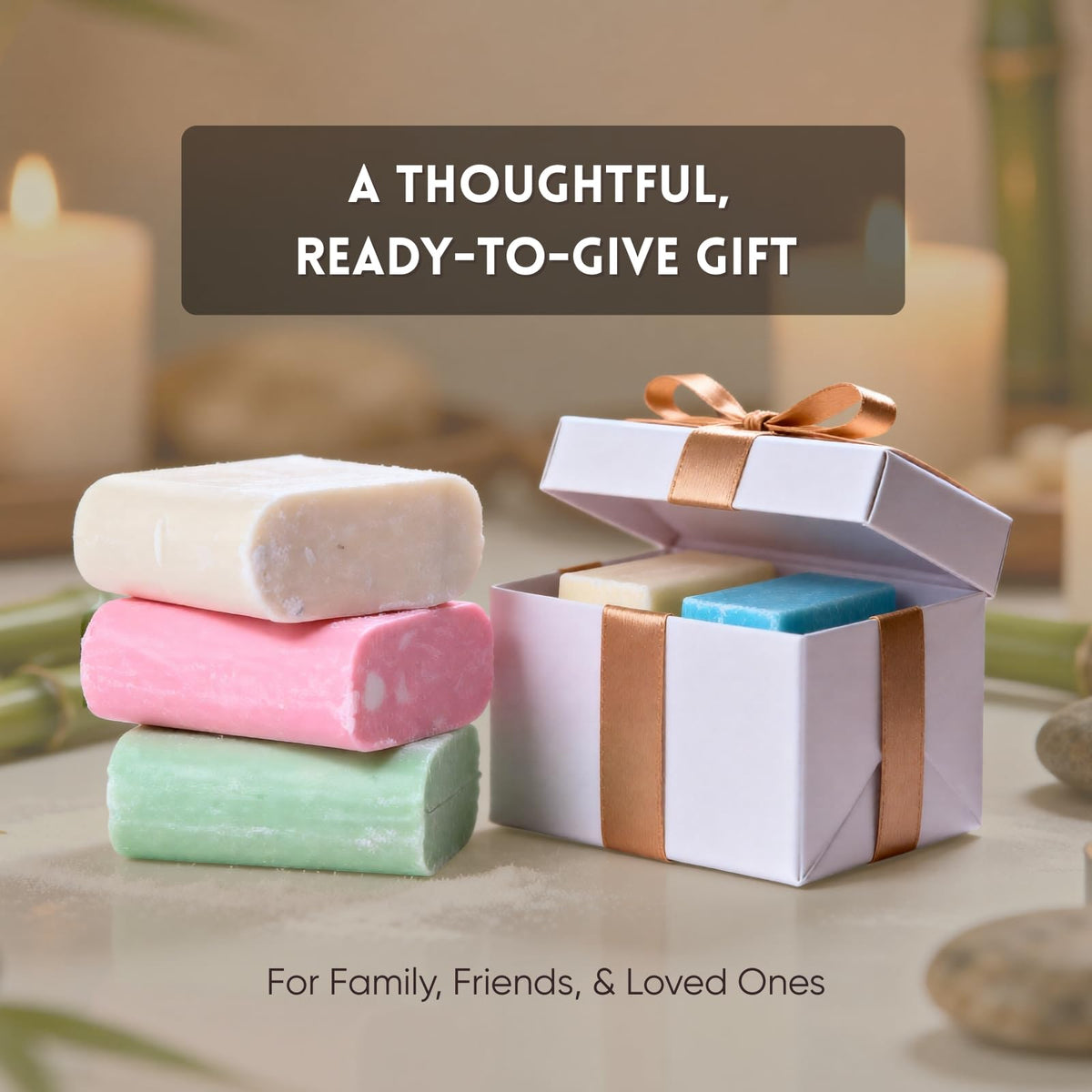 Amish Farms soap bars with natural ingredients