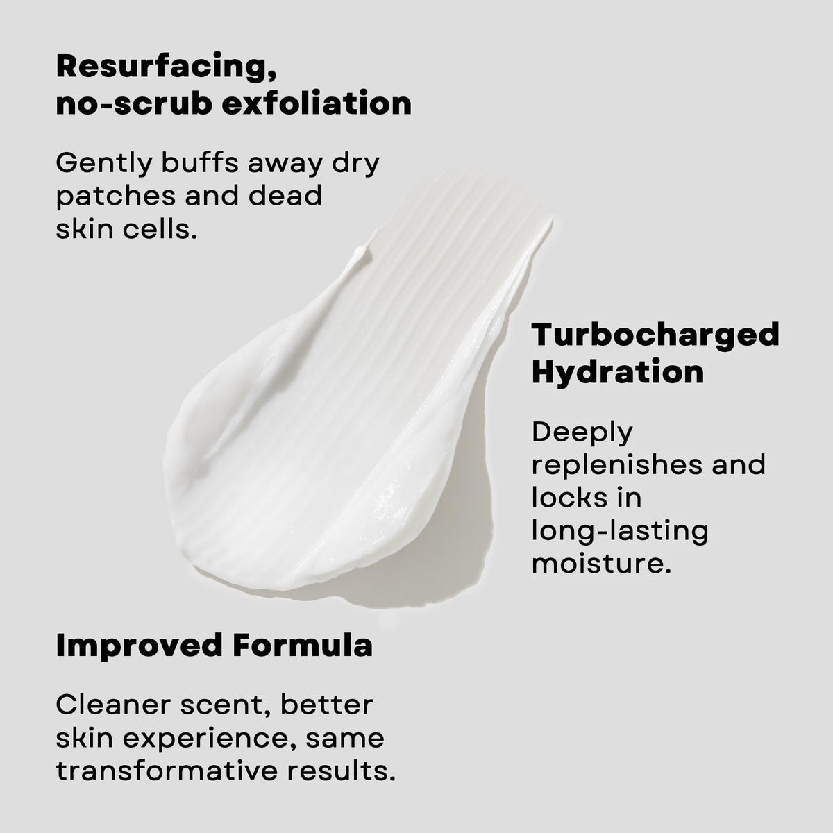 AmLactin Crepe Firming Body Cream application on skin