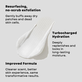 AmLactin Crepe Firming Body Cream application on skin