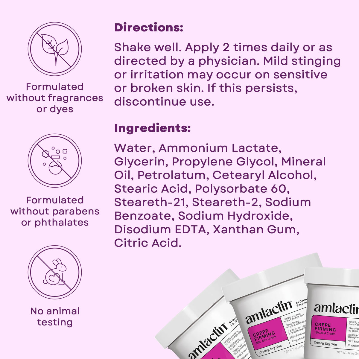 AmLactin Crepe Firming Body Cream lifestyle scene