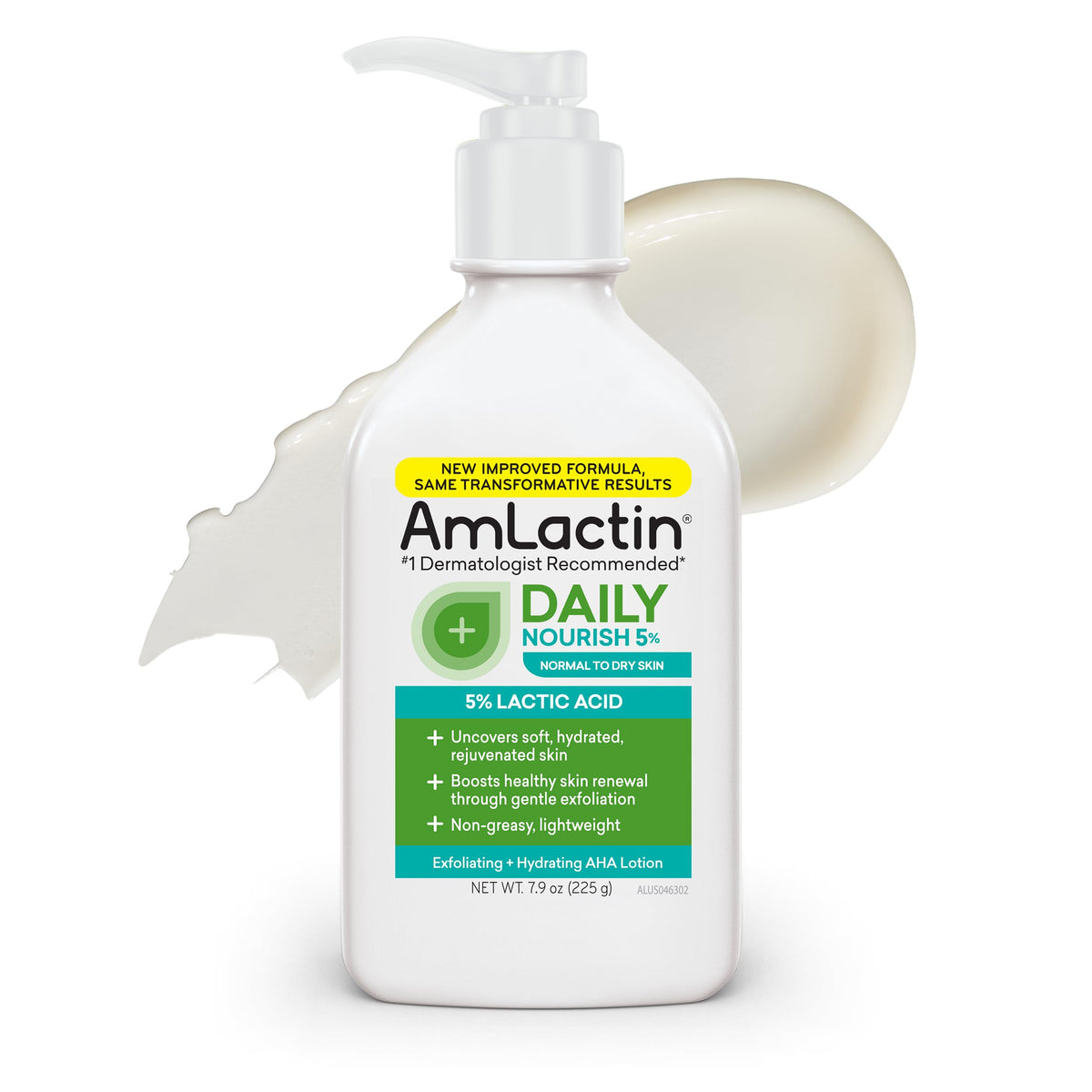 AmLactin Daily Nourish 5% Lotion 7.9 oz front view