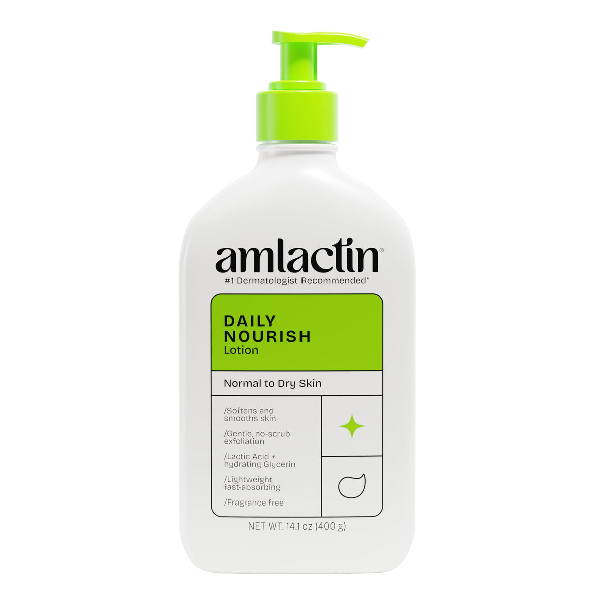 AmLactin Daily Nourish Body Lotion 12% Lactic Acid front view