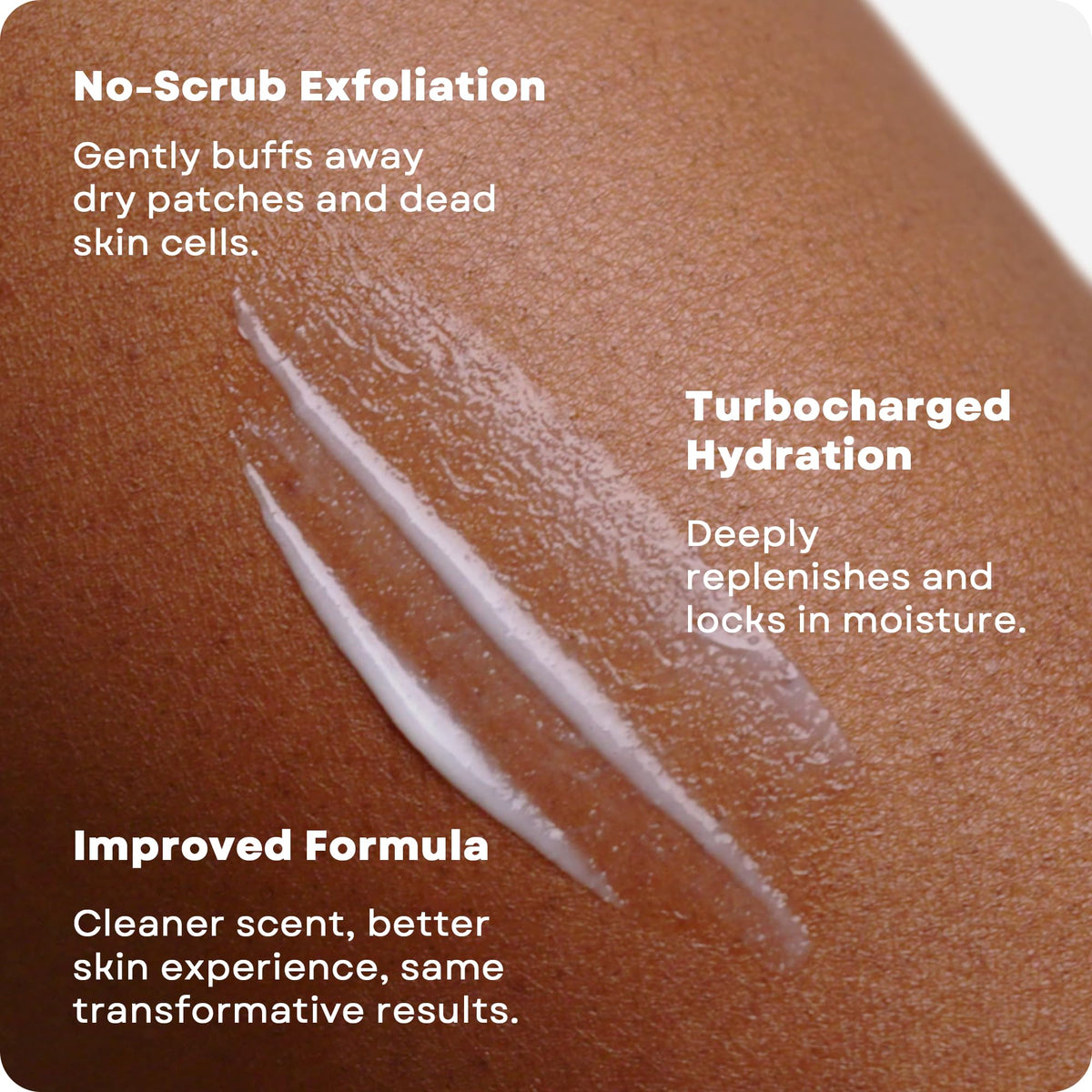 AmLactin Daily Nourish Body Lotion texture on skin