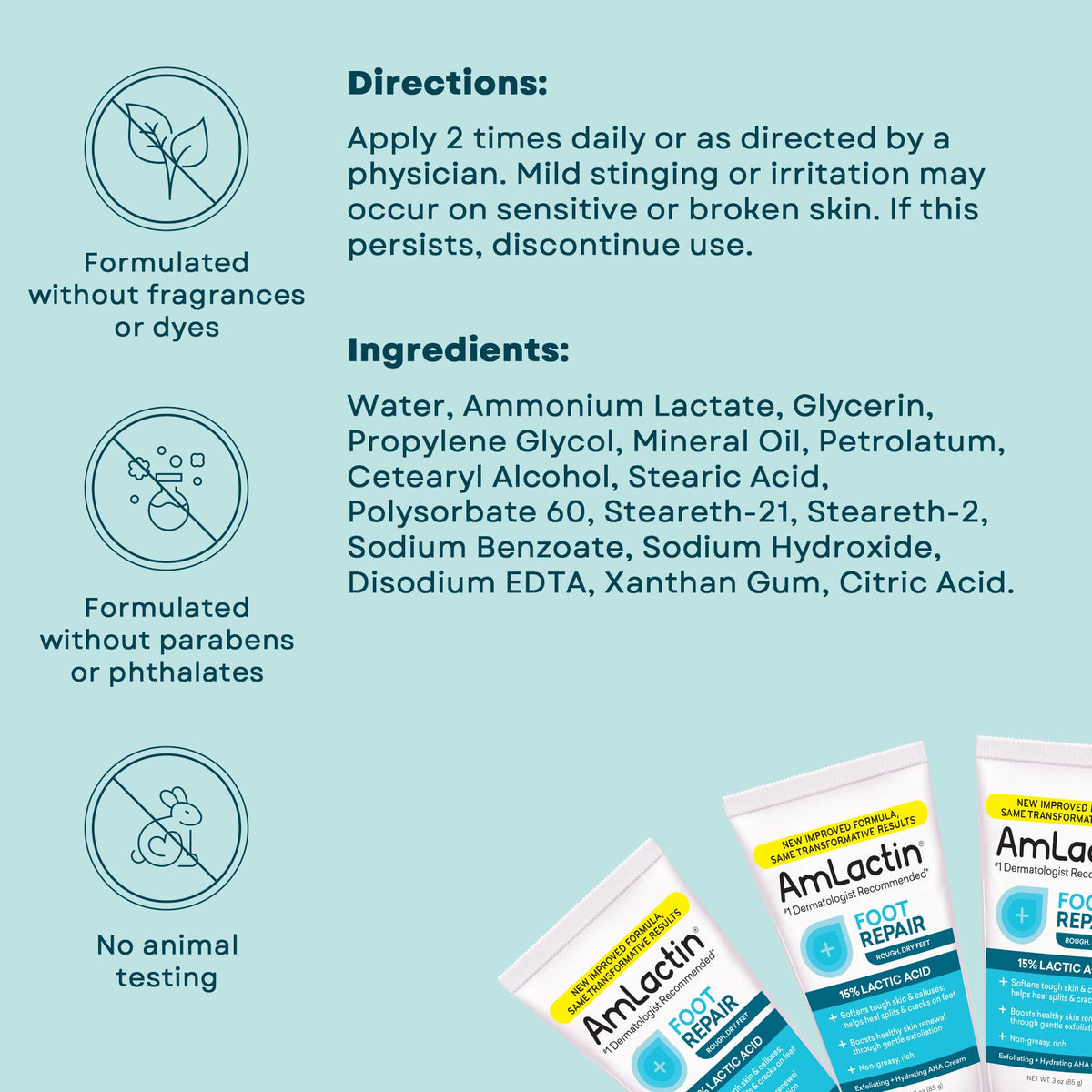 AmLactin Foot Repair Cream and socks on a wooden surface
