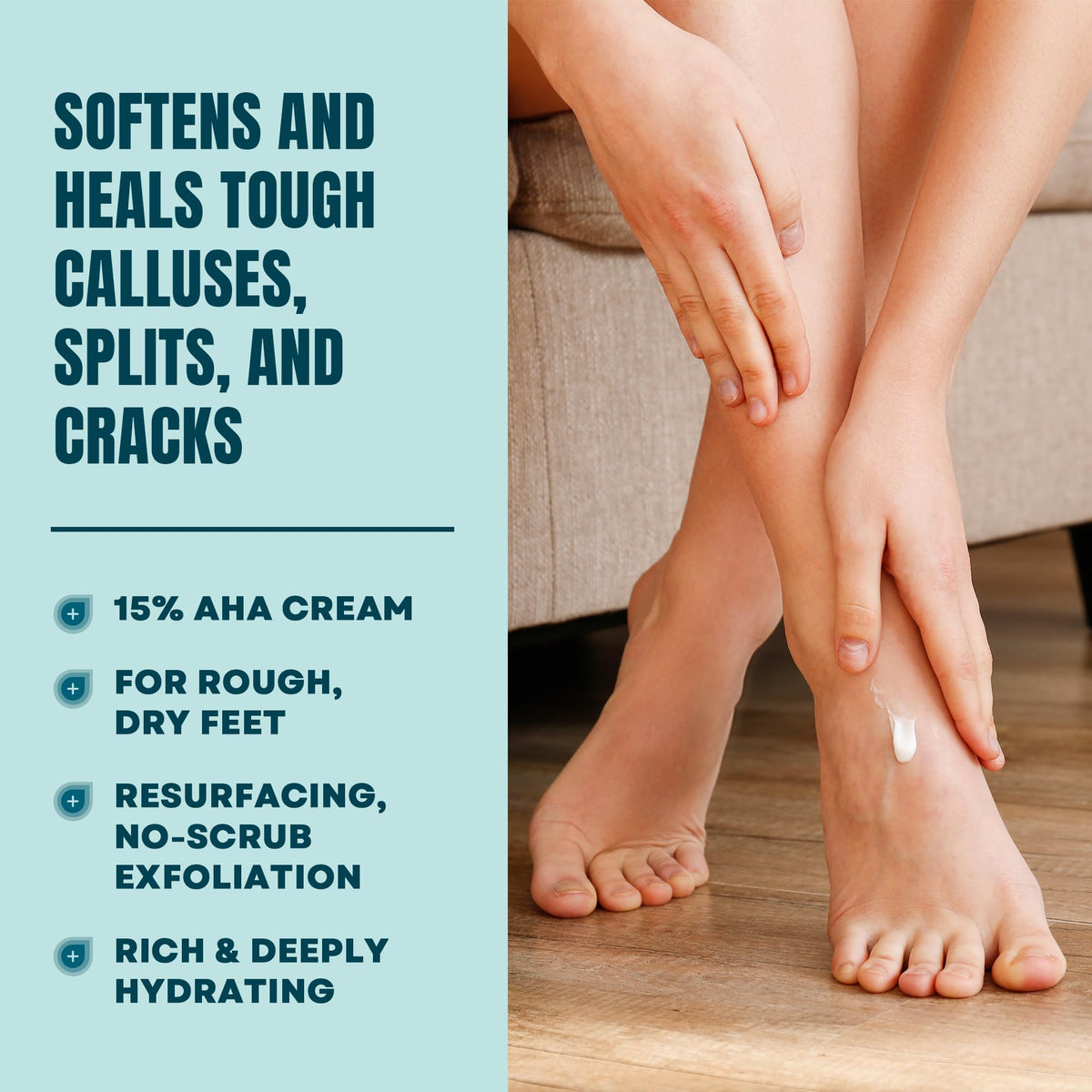 AmLactin Foot Repair Cream texture close-up