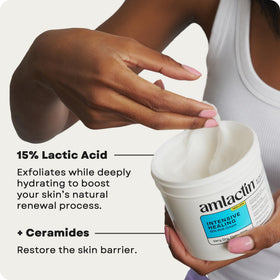 AmLactin Intensive Healing Body Cream packaging side view