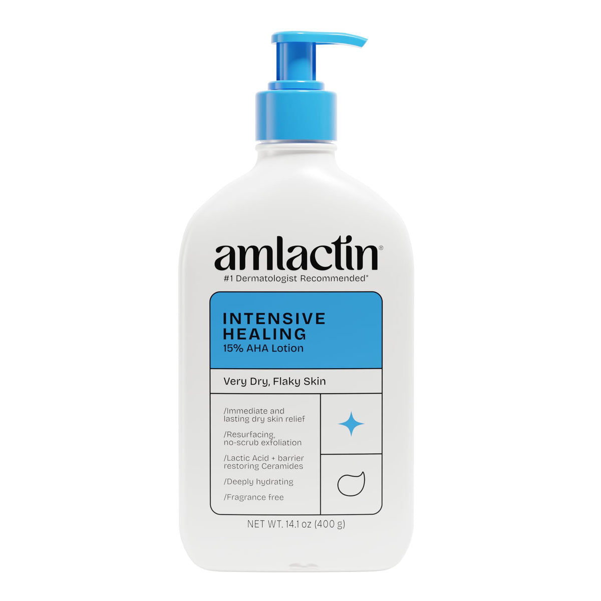 AmLactin Intensive Healing Body Lotion 15% Lactic Acid front view